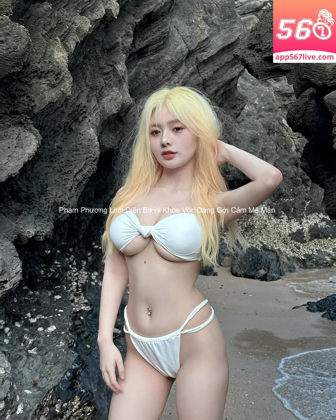 Phạm Phương Linh Diện Bikini Khoe Vóc Dáng Gợi Cảm Mê Mẩn 4